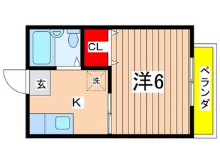 スカイハイツの物件間取画像